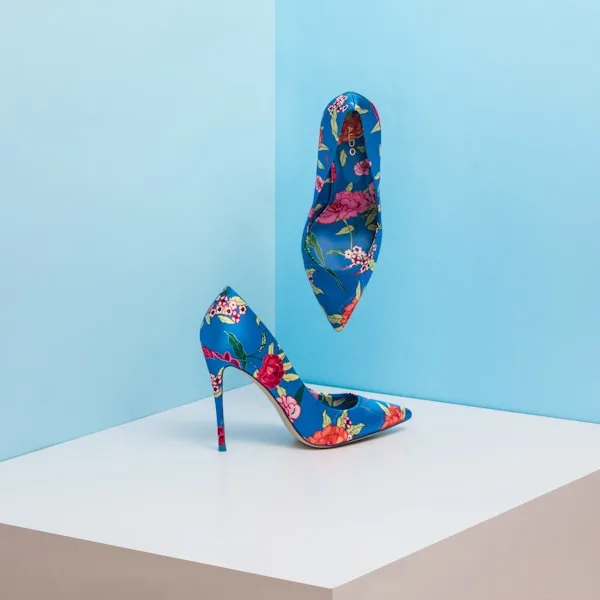 Fleurs en Mouvement – Escarpins Artistiques